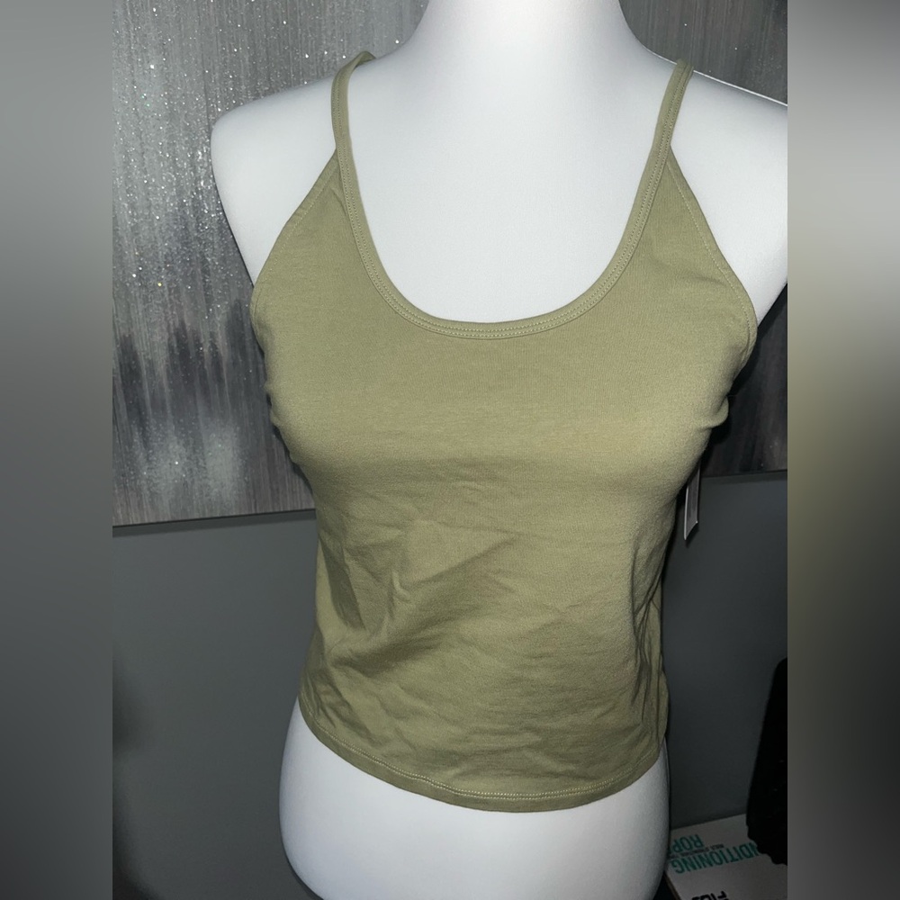 Large green American eagle tank top NWT